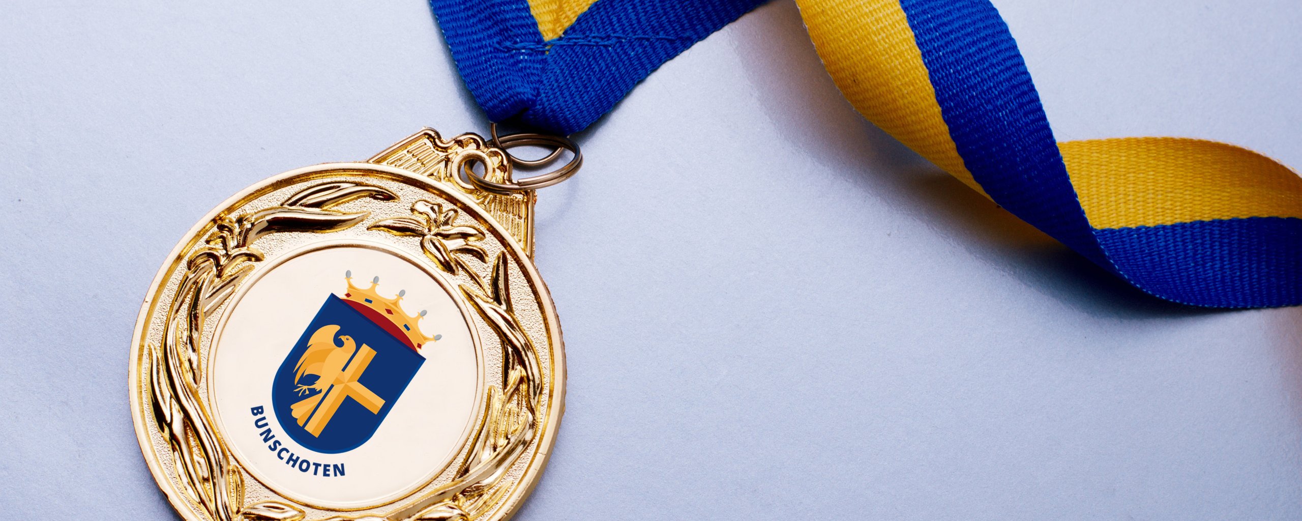 Medaille met logo gemeente Bunschoten