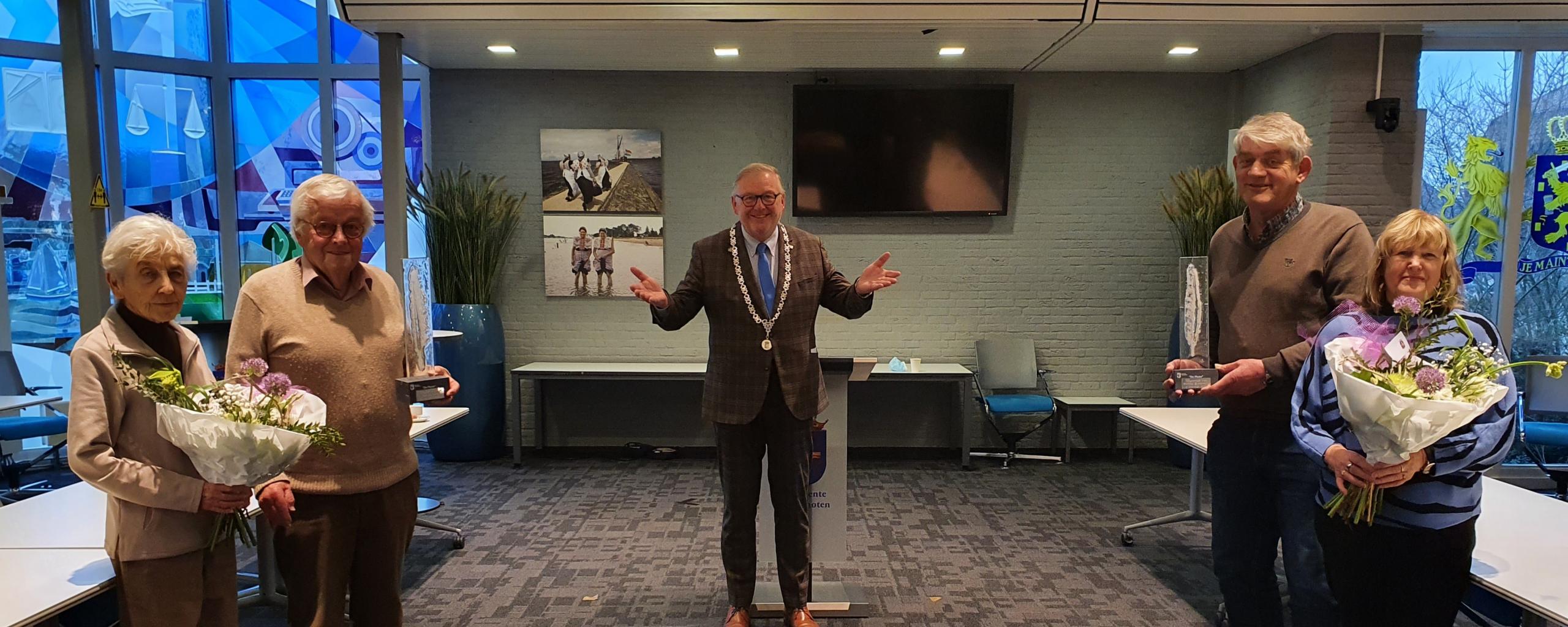 Uitreiking Pluim Jan Anbeek en Steven Koelewijn